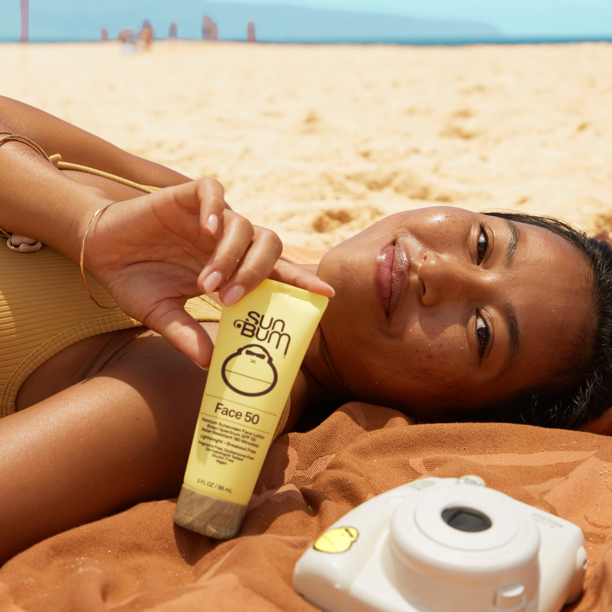 Non-comedogenic Sun Bum SPF 50 used on oily or combination skin.