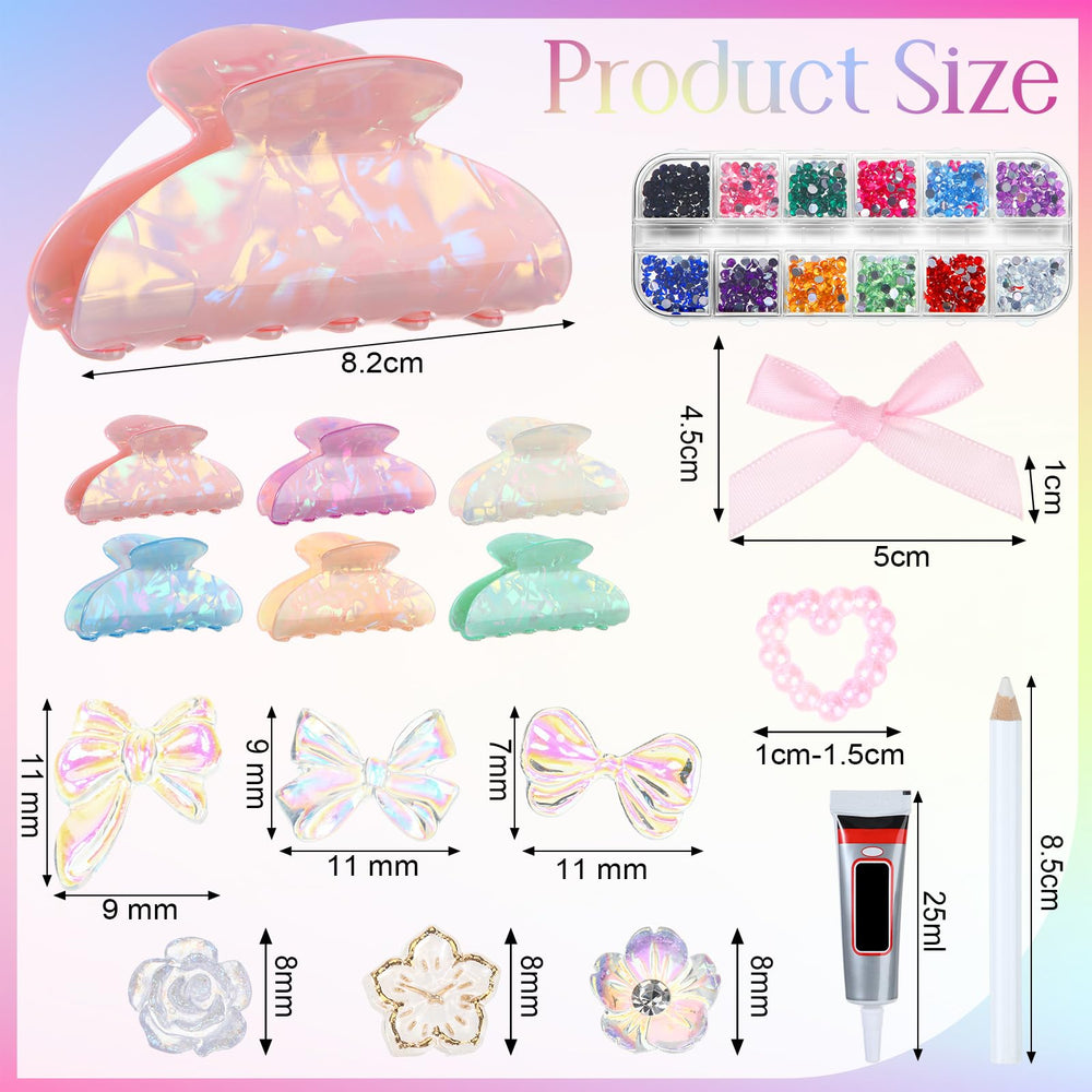 Suncalla acrylic hairpins rhinestones sparkle for party-ready looks.