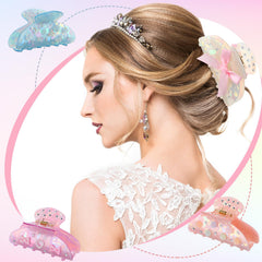 Suncalla flower decorations and bow accents let you craft charming clips.