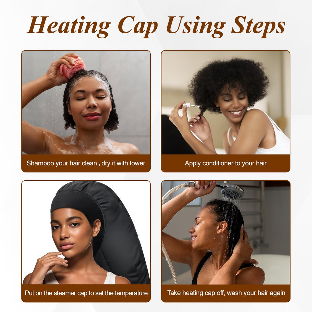 SUNCANDXY heated cap portable design for travel and home use