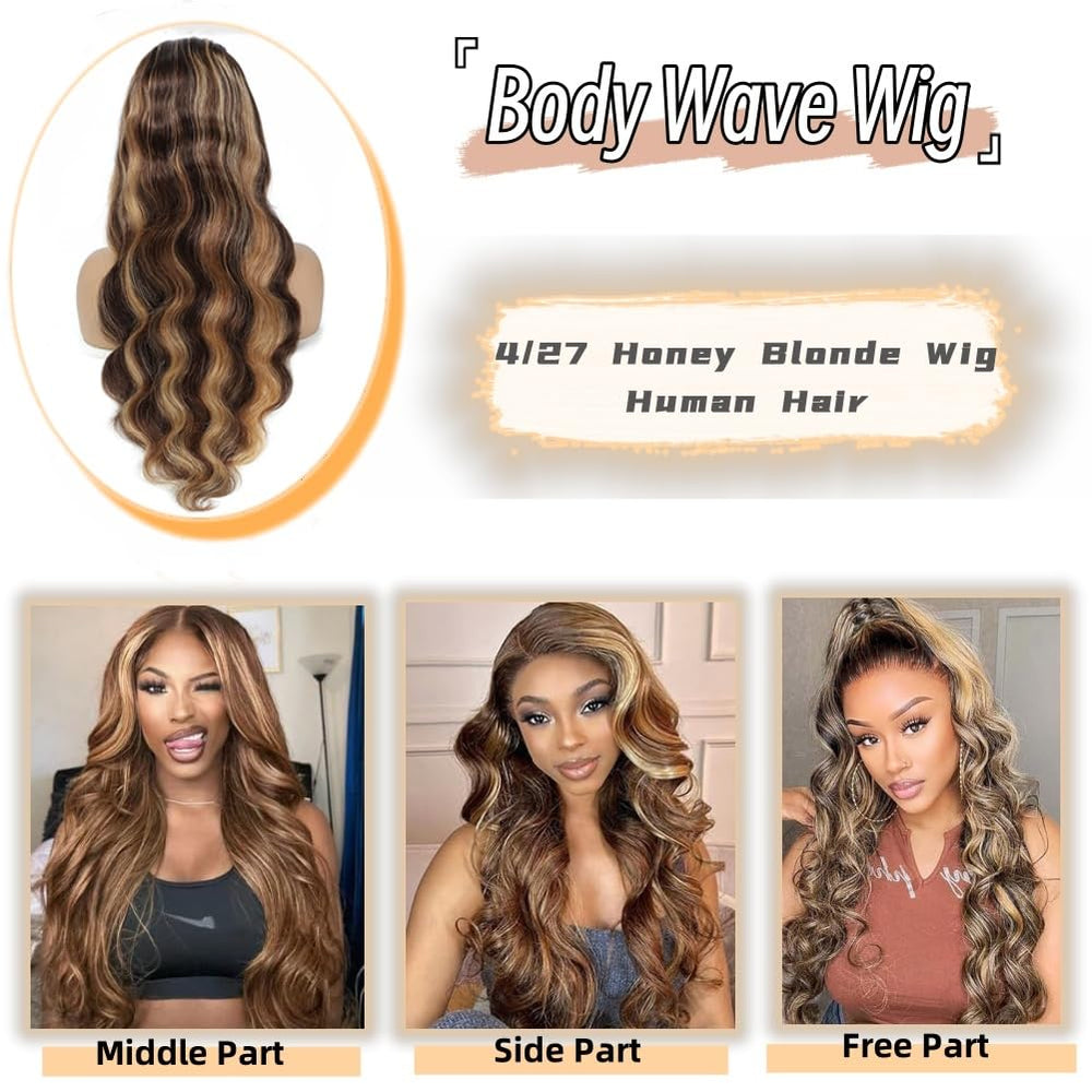 Sunelk Honey Blonde Ombre Wig cap construction with adjustable straps