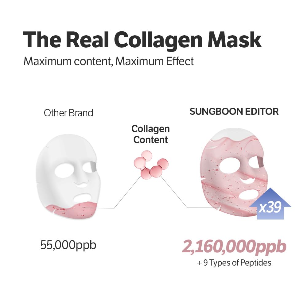SUNGBOON EDITOR Nine-peptide formula supports elasticity and a firmer feel.