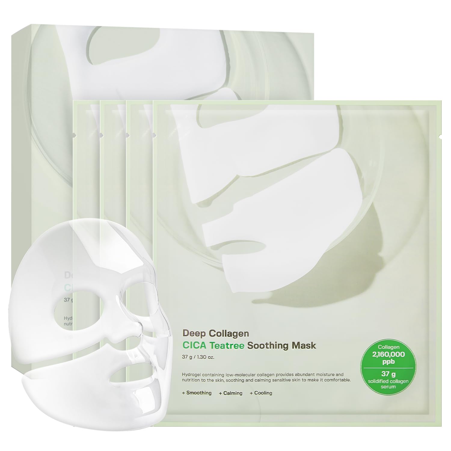SUNGBOON EDITOR packaging for Deep Collagen CICA Tea Tree Overnight Mask—gift-ready winter skincare.