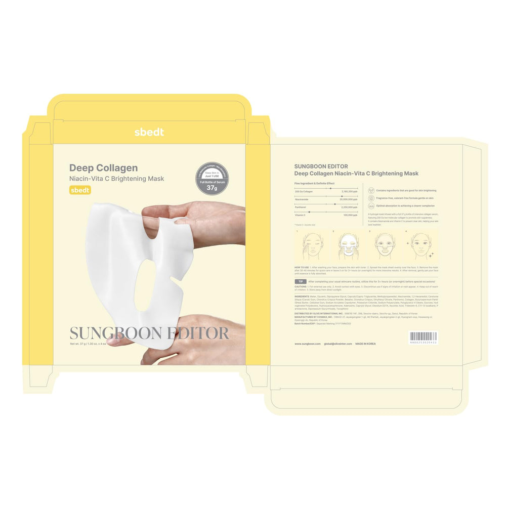 SUNGBOON EDITOR Deep Collagen Niacin-Vita C swatch demonstrates skin-softening hydration