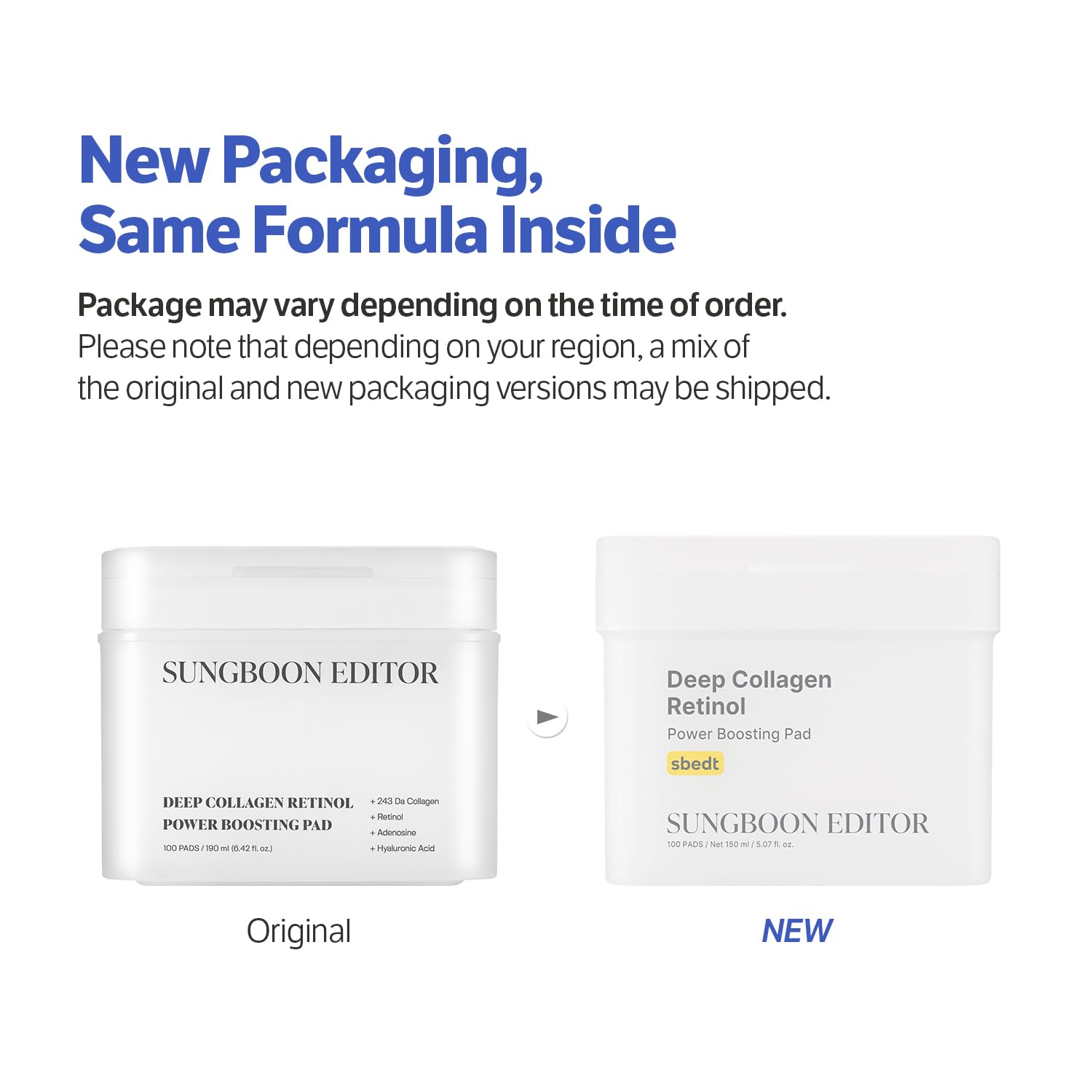 SUNGBOON Editor Deep Collagen Retinol Pads pads-closeup highlights soft texture ready for gentle exfoliation