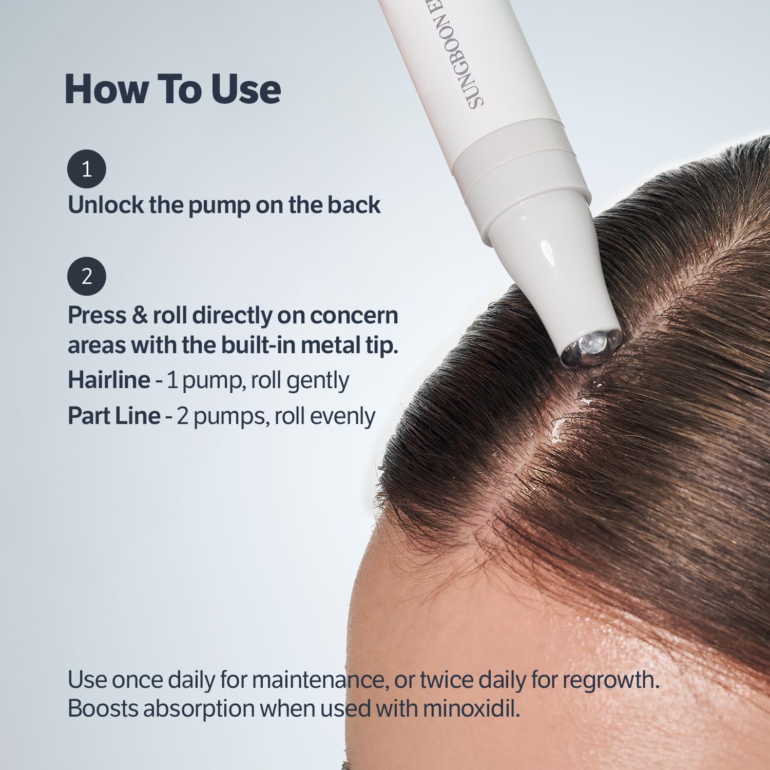 SUNGBOON EDITOR helps support scalp barrier with niacinamide for resilient feeling skin