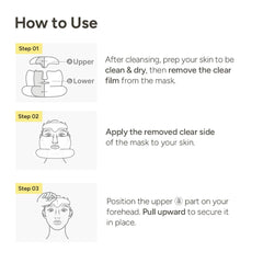 SUNGBOON EDITOR face-mask-application-closeup demonstrates easy wear for targeted contouring
