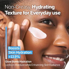 SUNGBOON EDITOR Hydro Booster lotion texture suggests smooth, hydrating application.