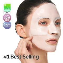 SUNGBOON EDITOR four masks laid out for a hydrating skincare routine.