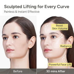 SUNGBOON EDITOR tension-boost-up-mask hexagon mesh design shows flexible fit for all faces