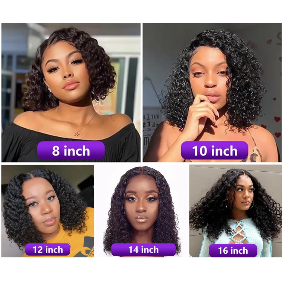 Sungirl 10 inch curly bob wig ideal for everyday styling and quick changes