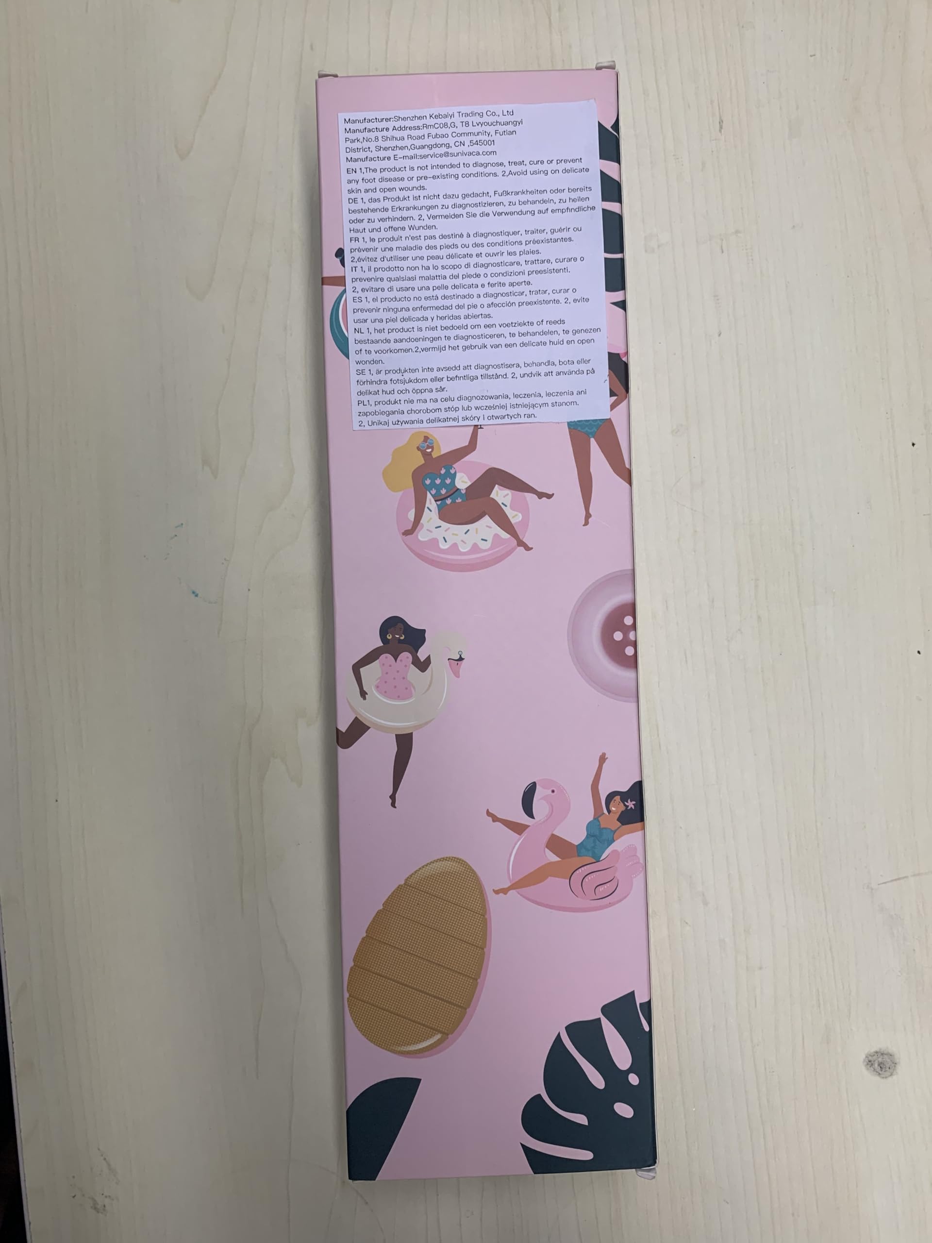 sunivaca product packaging and label close-up showing brand information and contents