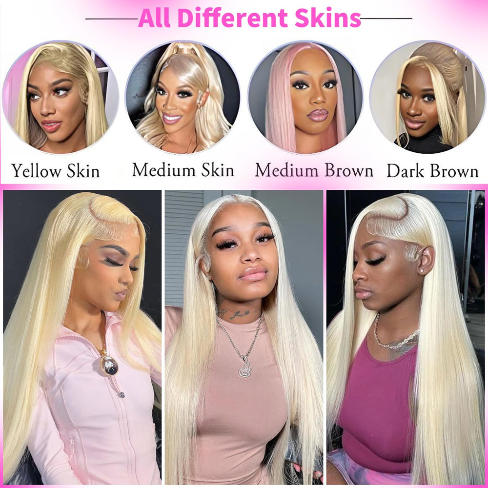 SUNKASA HD lace front wig free parting and high ponytail option