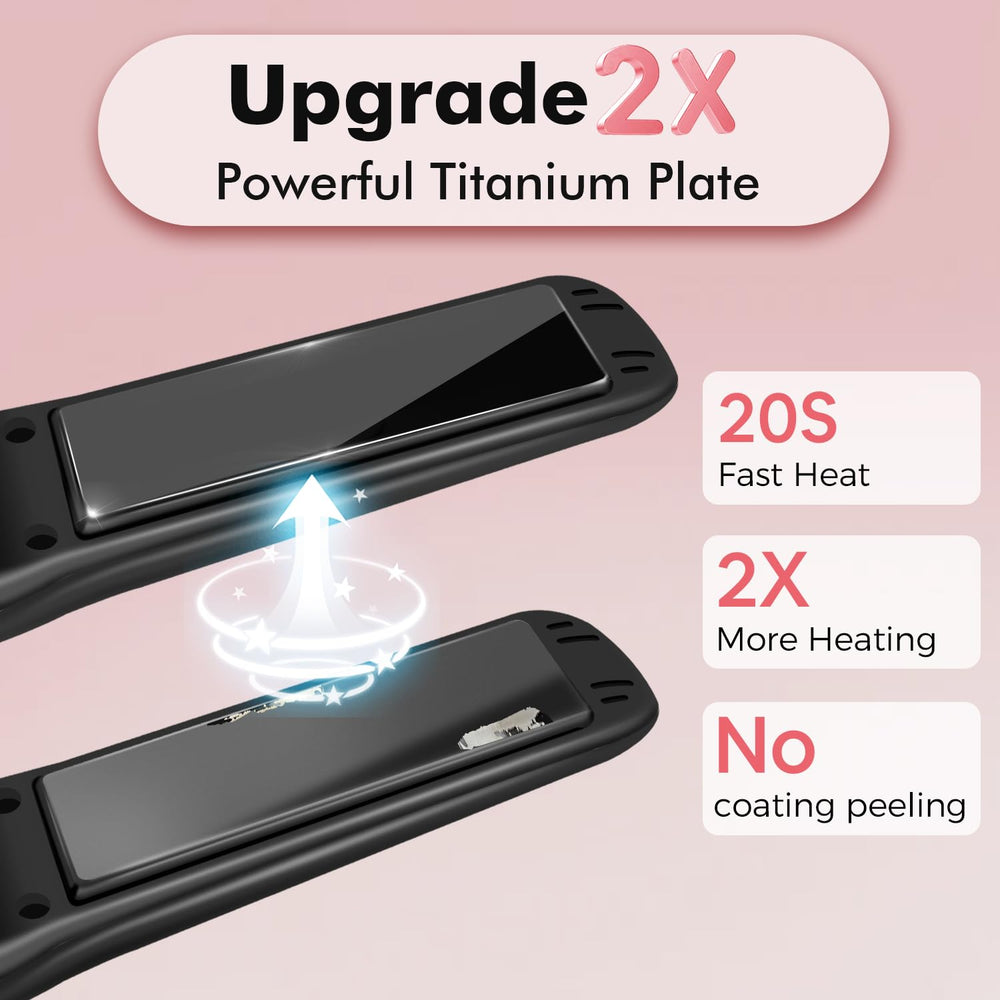SUNMAY titanium plates close-up highlighting smooth heat distribution.