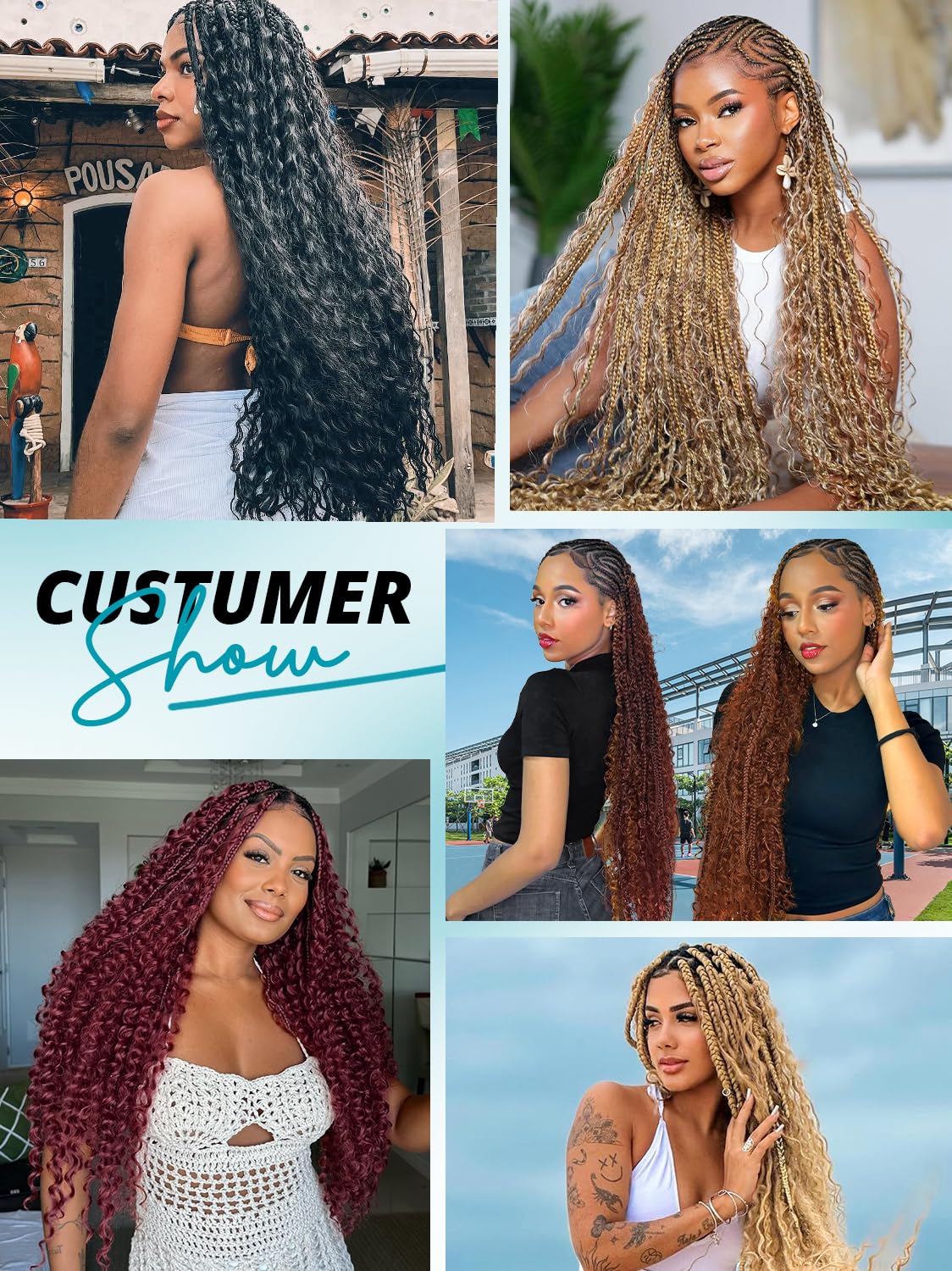 SUNNGIRL knotless application demonstrates stress-free installation and comfortable wear