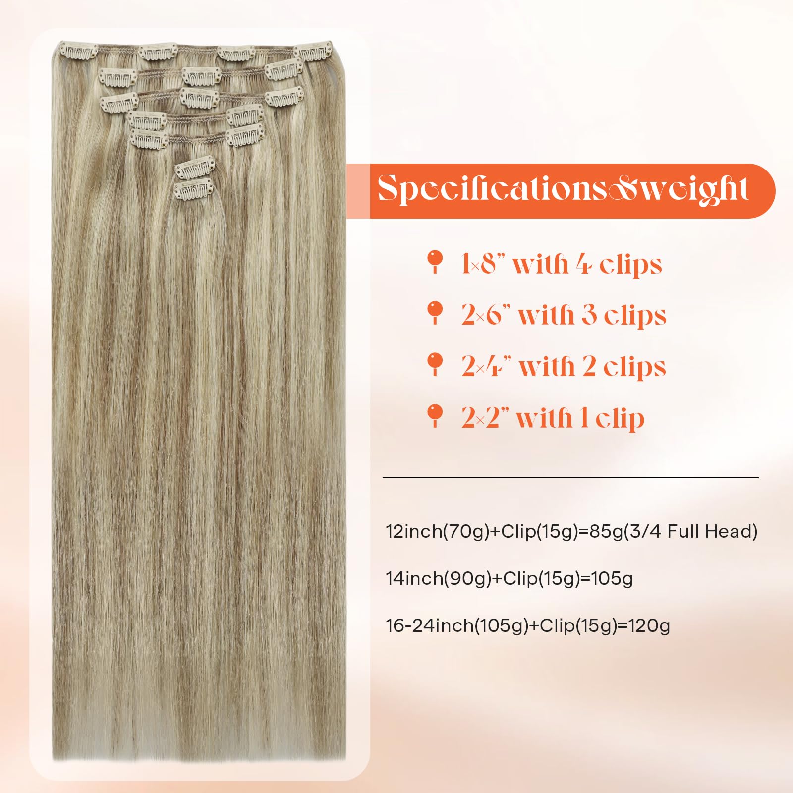 Sunny Hair clip-in extensions secure clip closeup for long wear