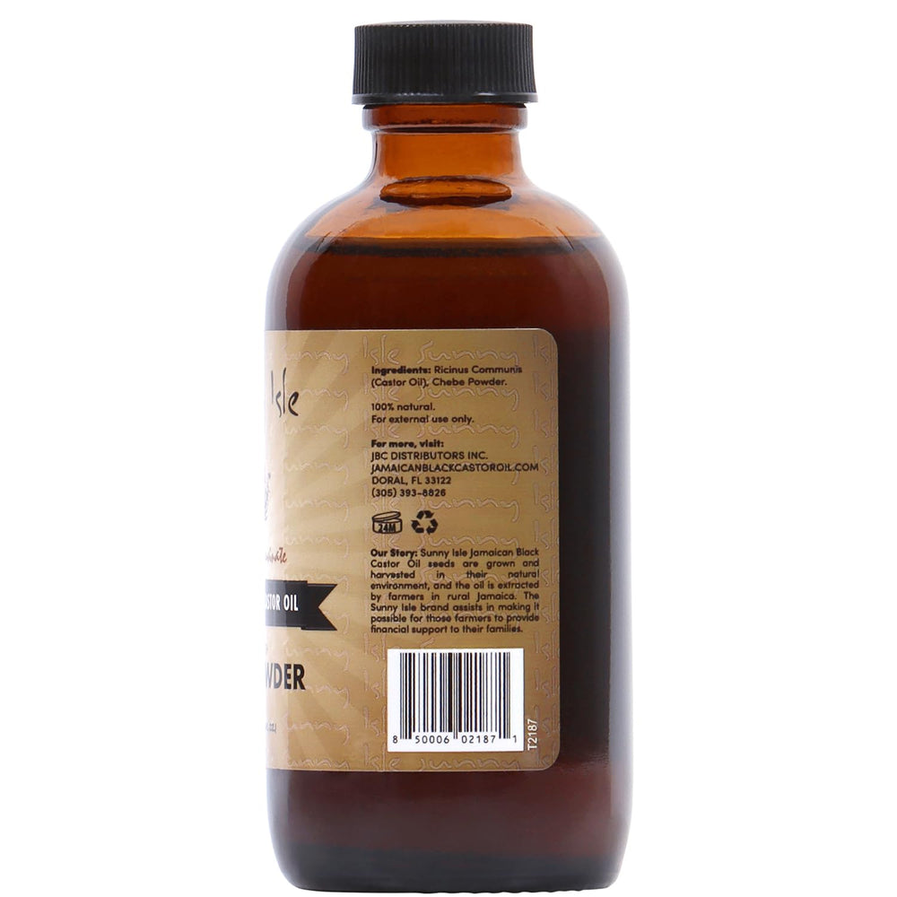 Sunny Isle Chebe powder blend closeup emphasizing traditional mix for hair strength