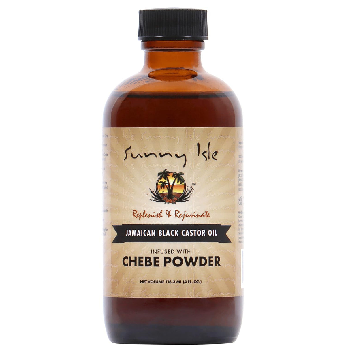 Sunny Isle Jamaican Black Castor Oil bottle pour for nourishing hair care