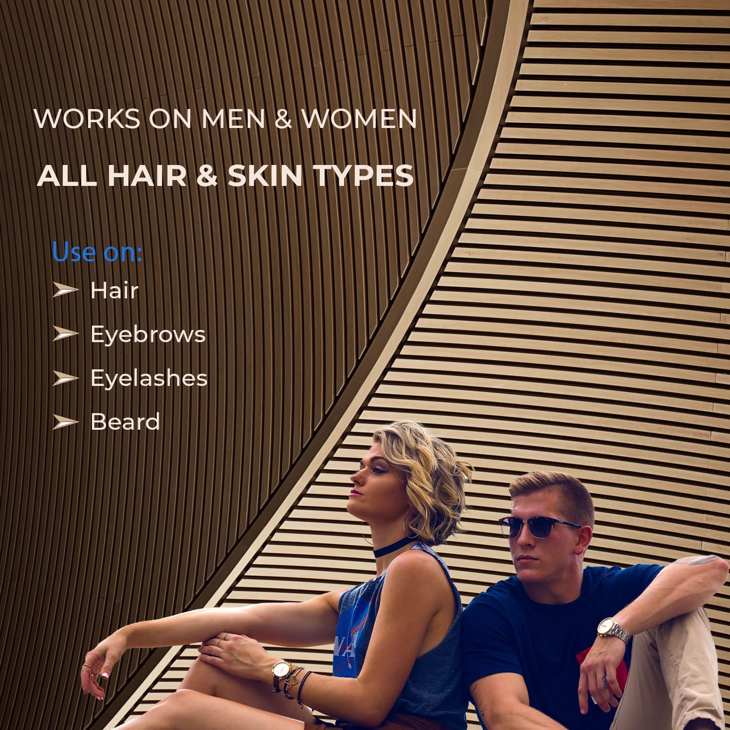 Sunny Isle oil massage on scalp conveys soothing luxurious hair care ritual
