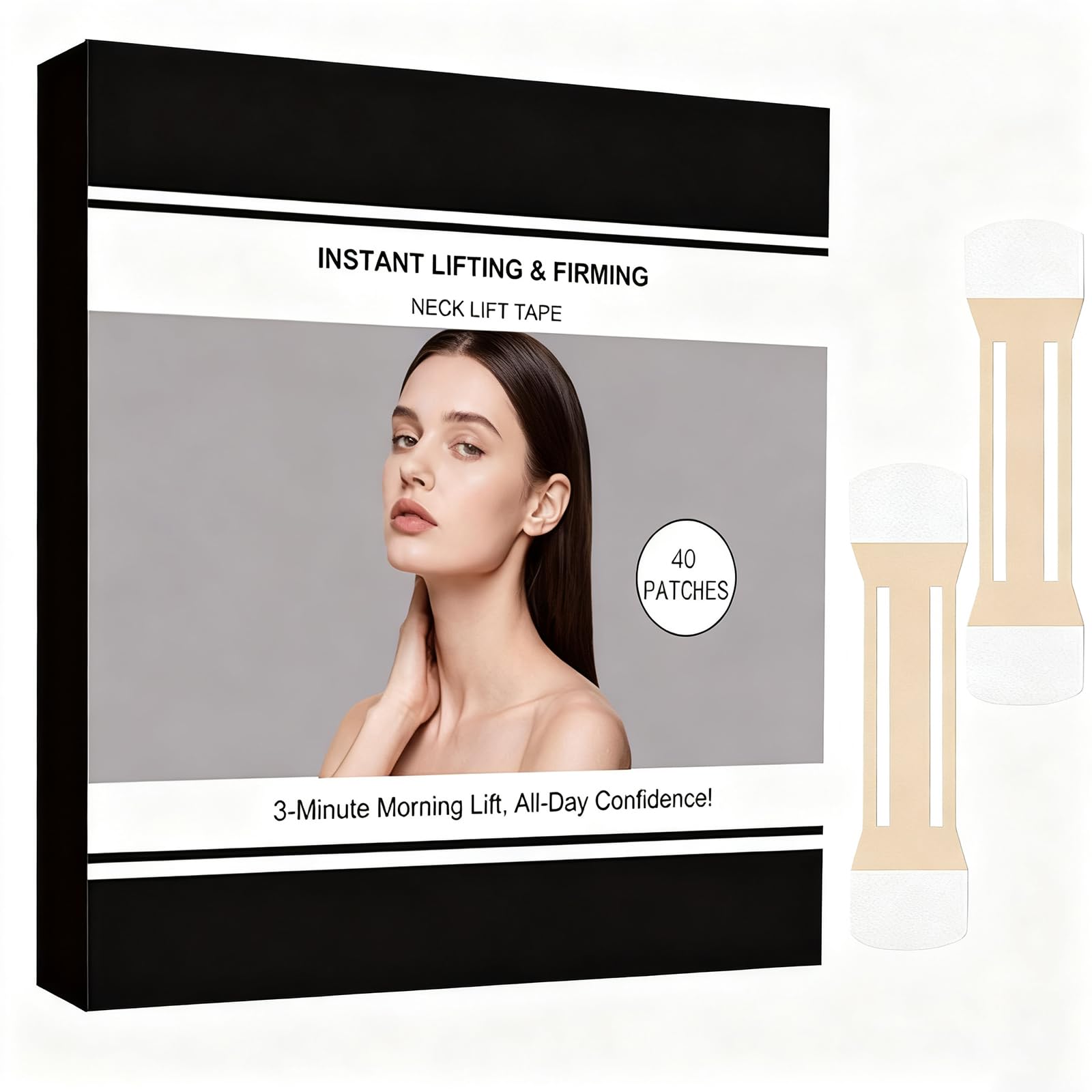 Sunnydeer 40-pcs neck lift tape pack for quick contour boosting
