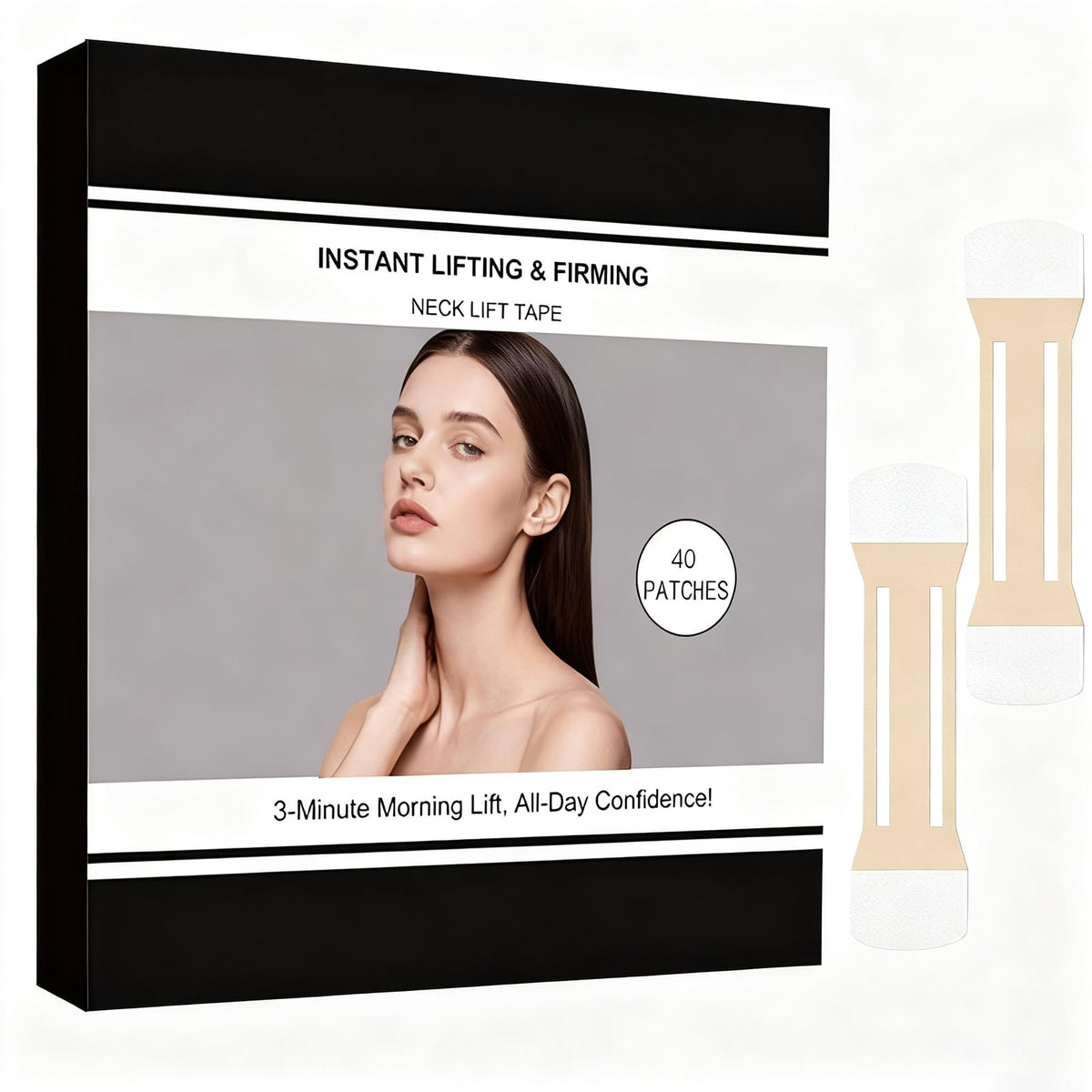 Sunnydeer 40-pcs neck lift tape pack for quick contour boosting