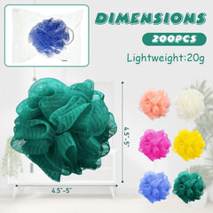 Sunnyray bath sponge bulk pack yellow for vibrant cleansing and foaming lather.