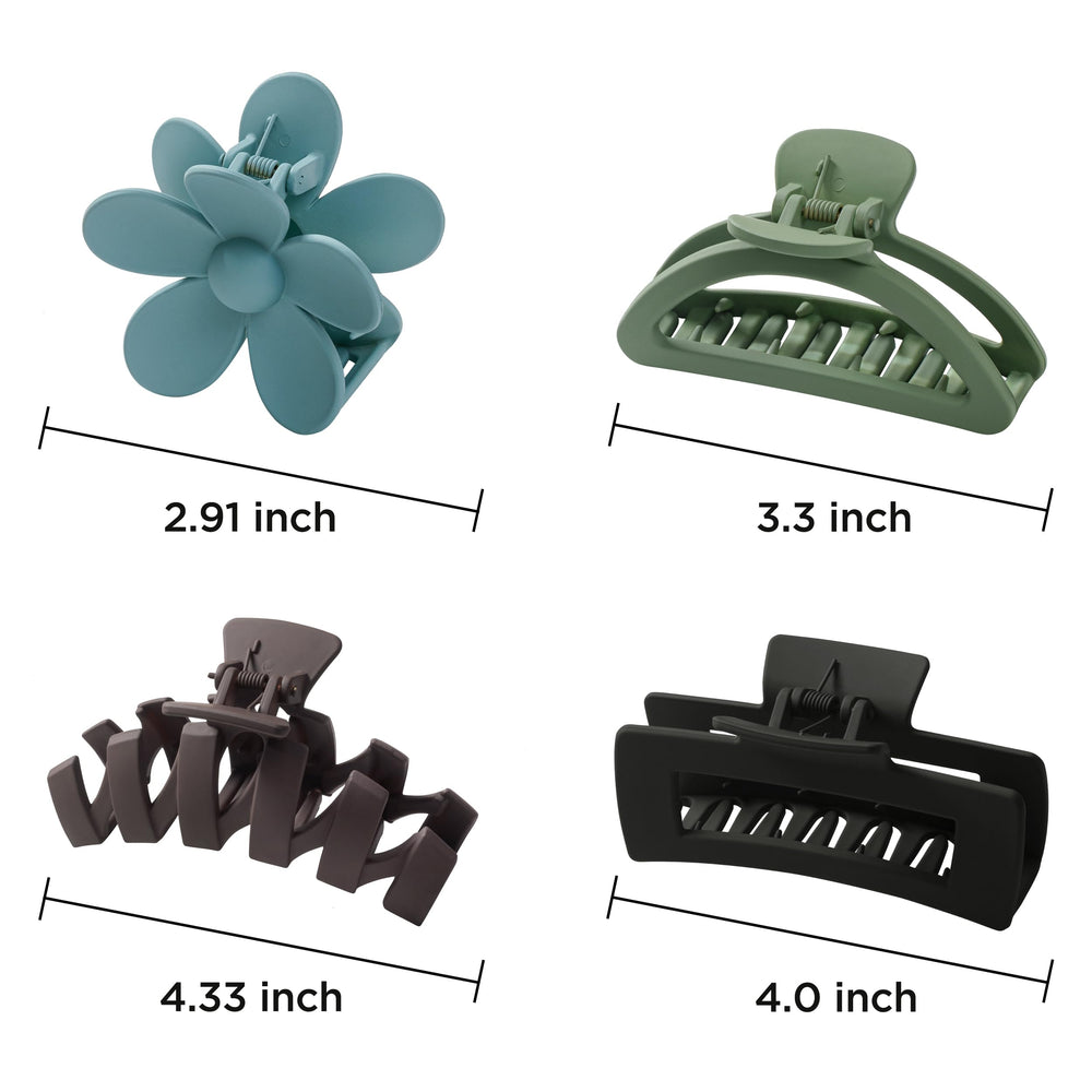 Sunolga flower blue clip for quick casual styles.