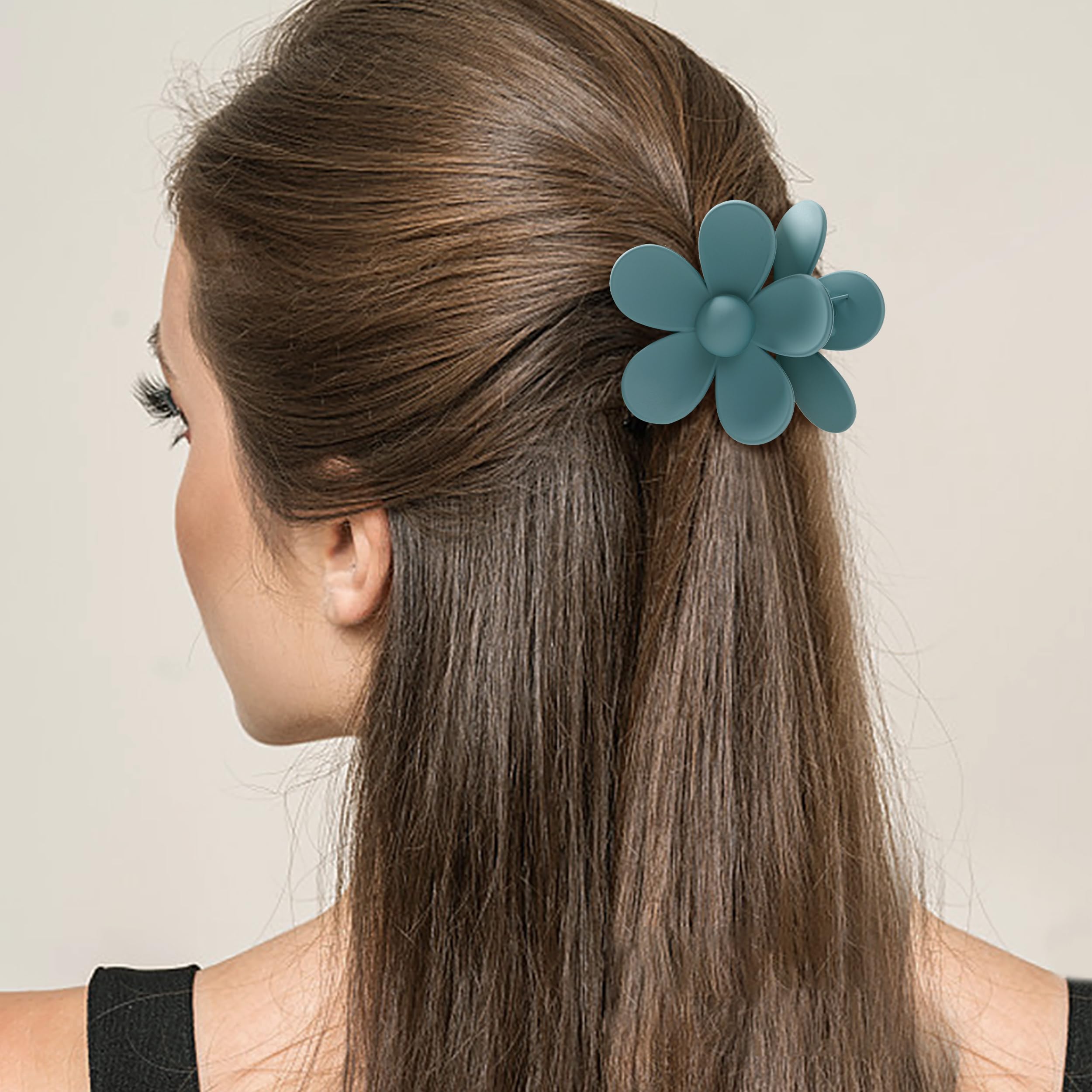 Sunolga flower brown clip ideal for work and travel.