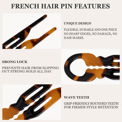 Versatile Sunolga pin suitable for multiple hairstyles