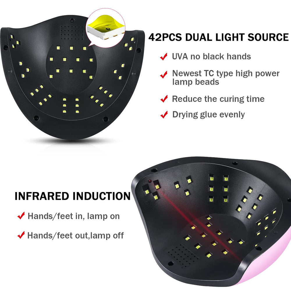 Sunrich UV Gel Nail Lamp portable handle makes DIY manicures easy on the go