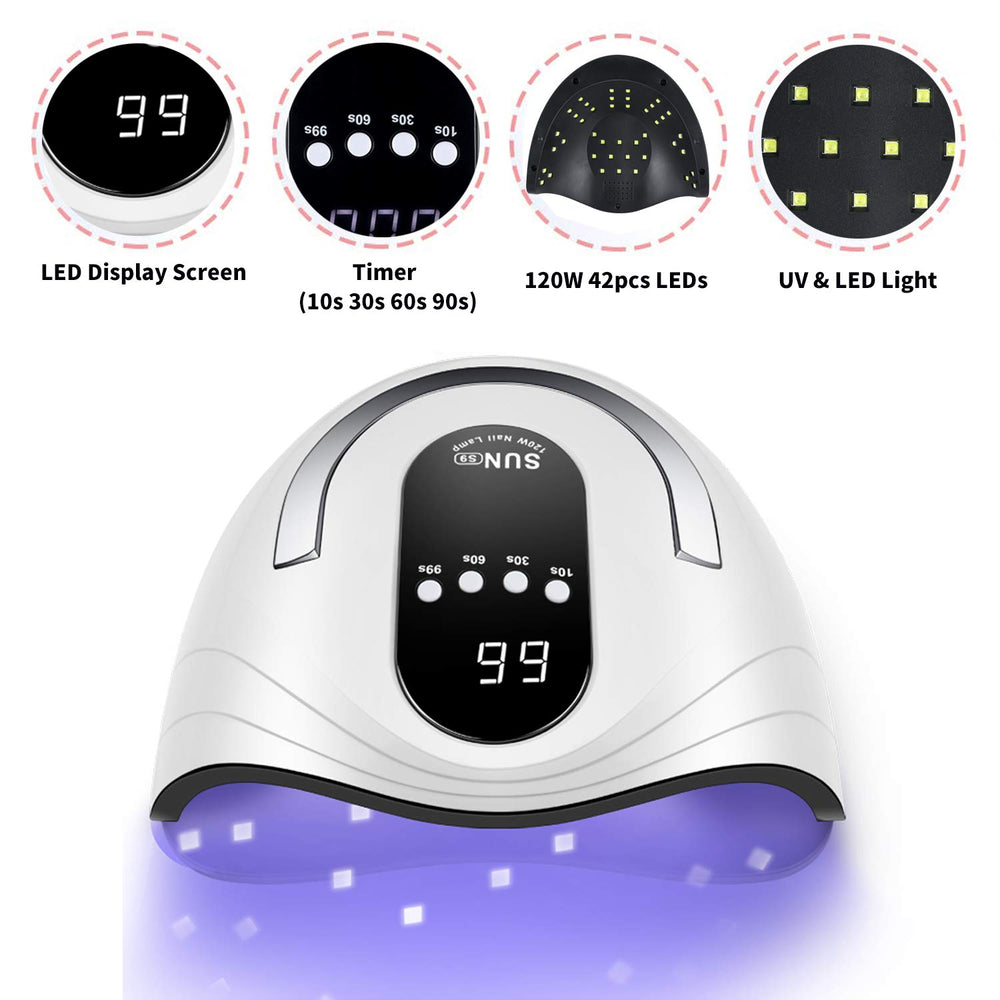 Sunrich UV Gel Nail Lamp four timers for versatile curing