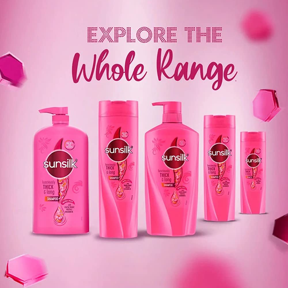 Sunsilk Lusciously Thick & Long fresh fragrance scent after washing
