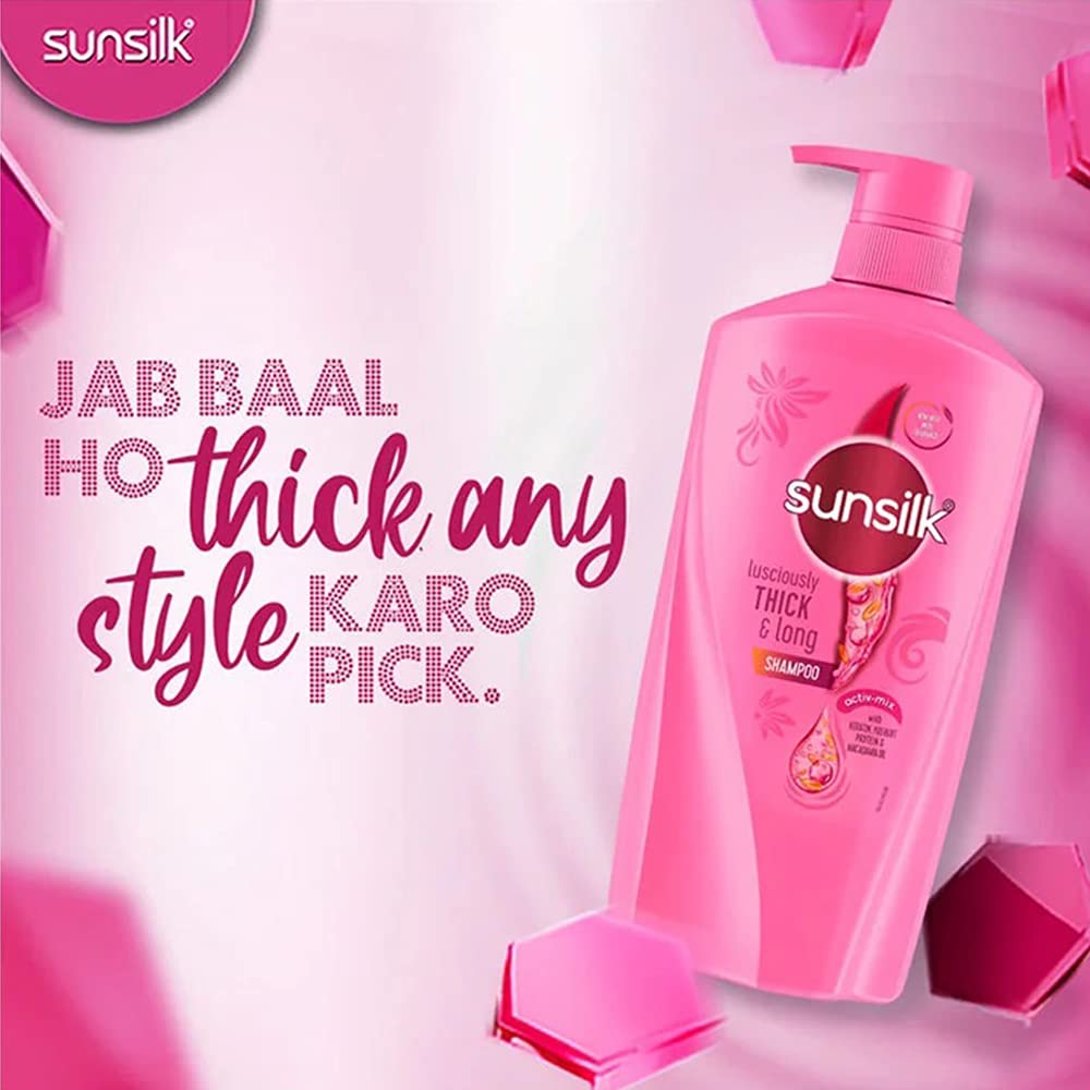 Sunsilk Lusciously Thick & Long Keratin Yoghurt Complex close-up