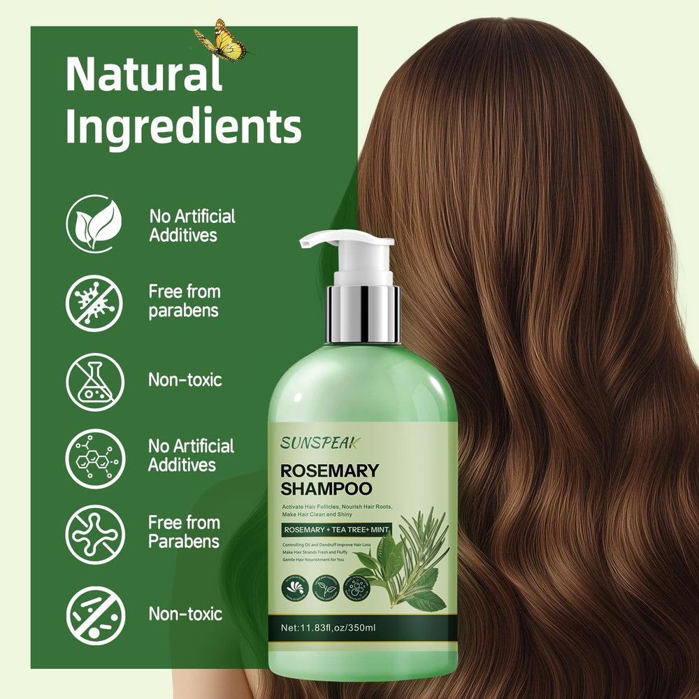 Sunspeak mint foam conveys refreshing lather with clarifying scalp cleanse.
