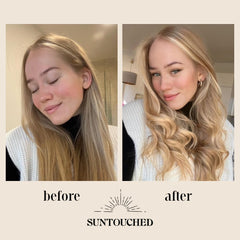 Suntouched Beach Blonde Spray vitamin C chamomile extracts pour for nourishing highlights