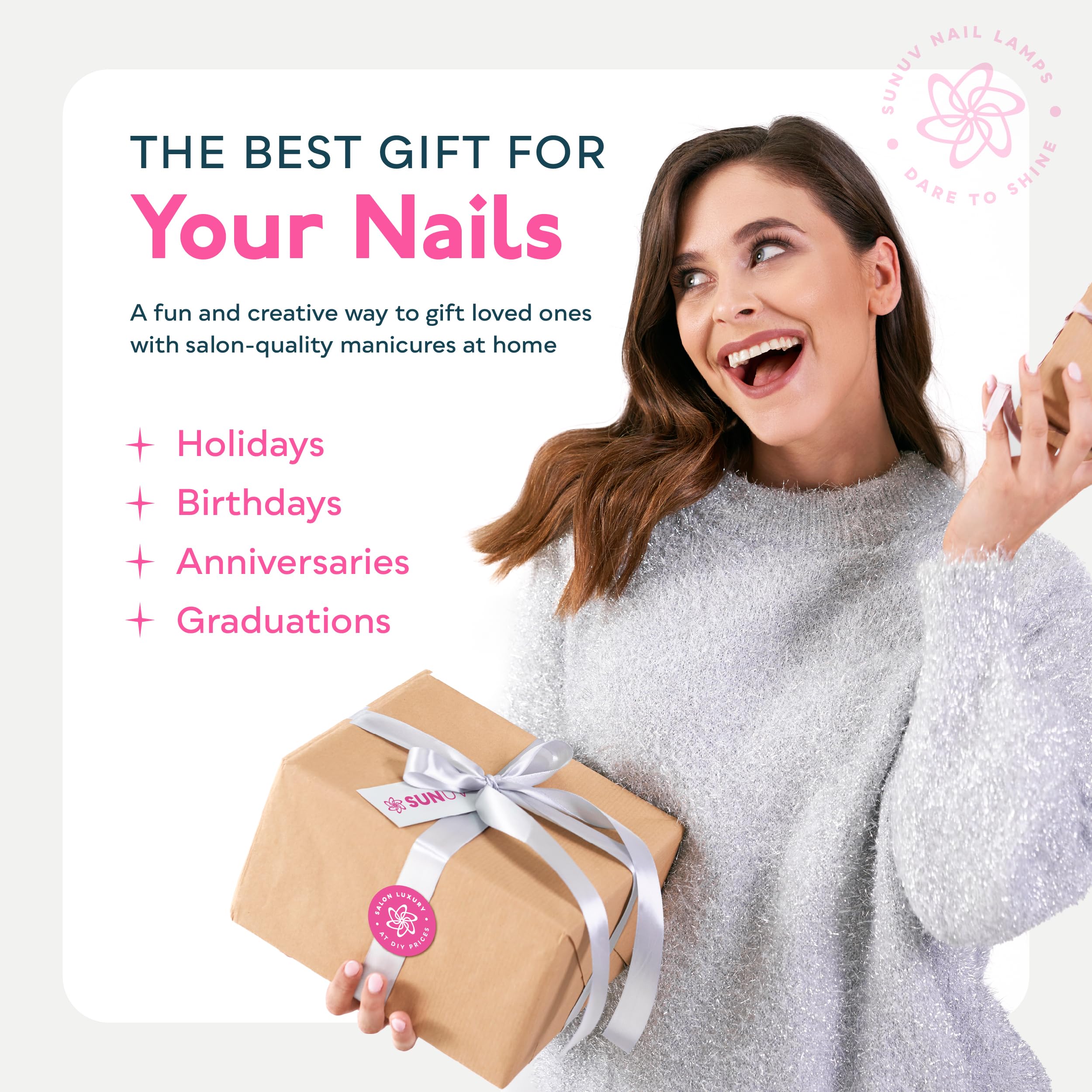 SUNUV gift-ready nail set ideal for gifting occasions.