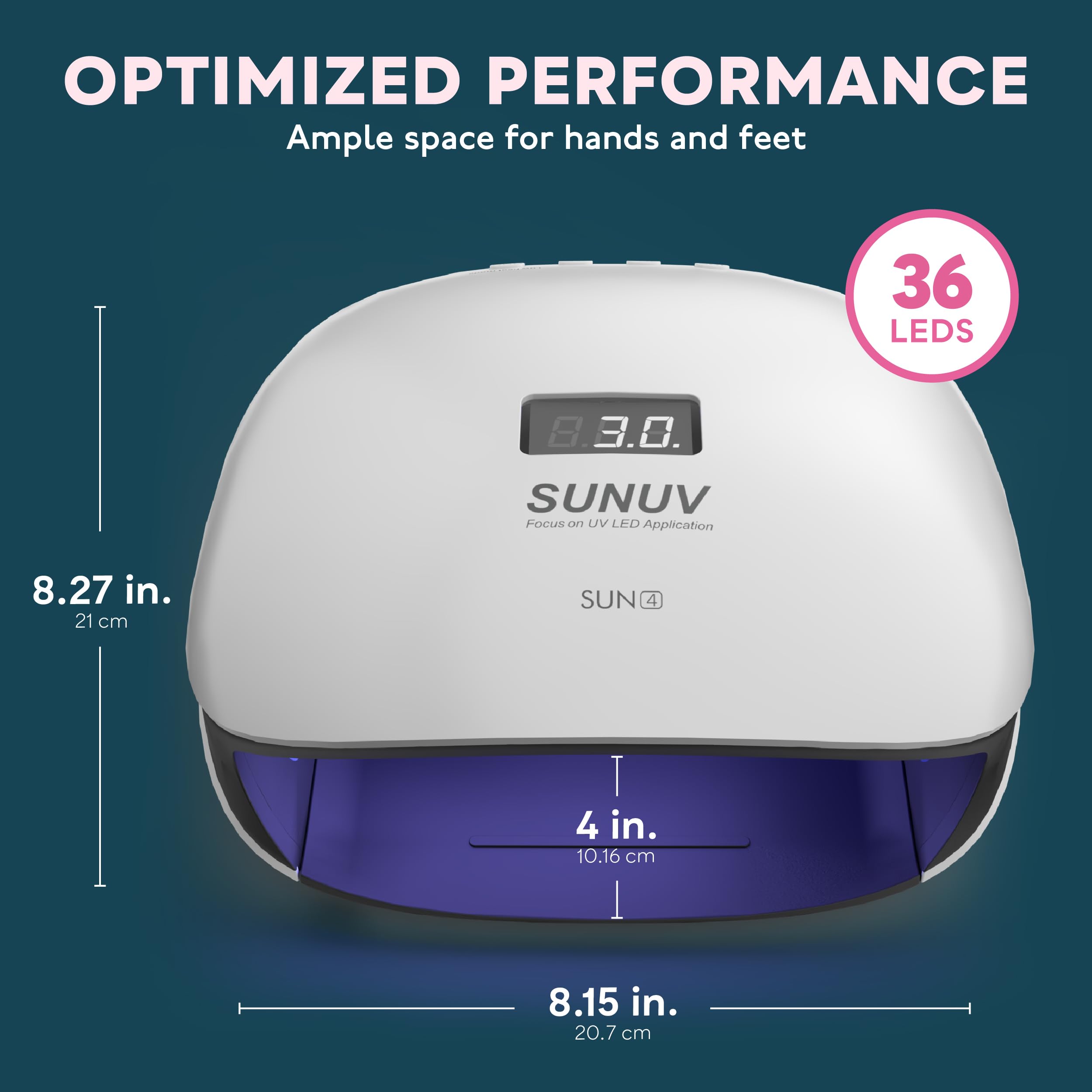 SUNUV SUN4 auto-sensor in action enabling hands-free operation.