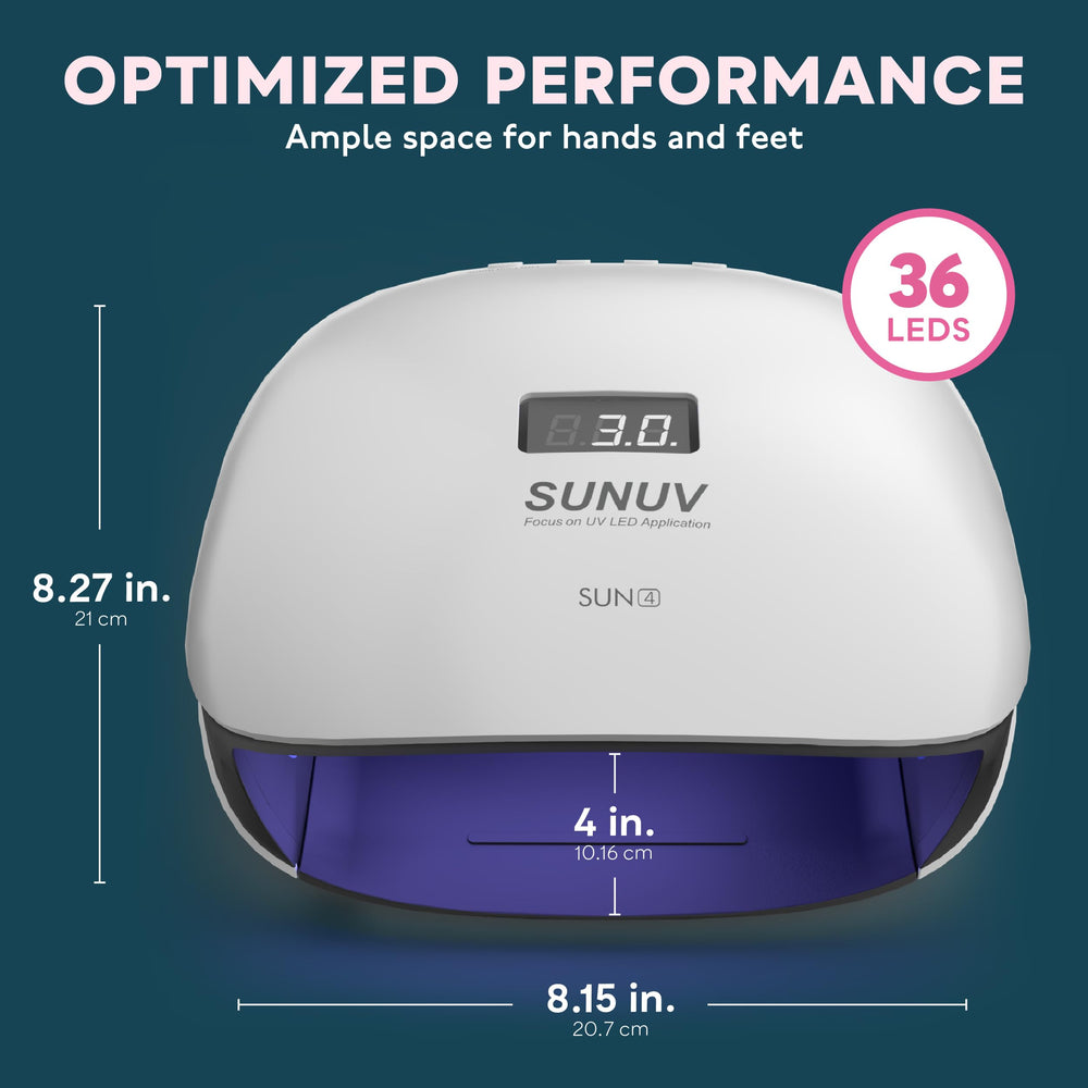SUNUV SUN4 auto-sensor in action enabling hands-free operation.