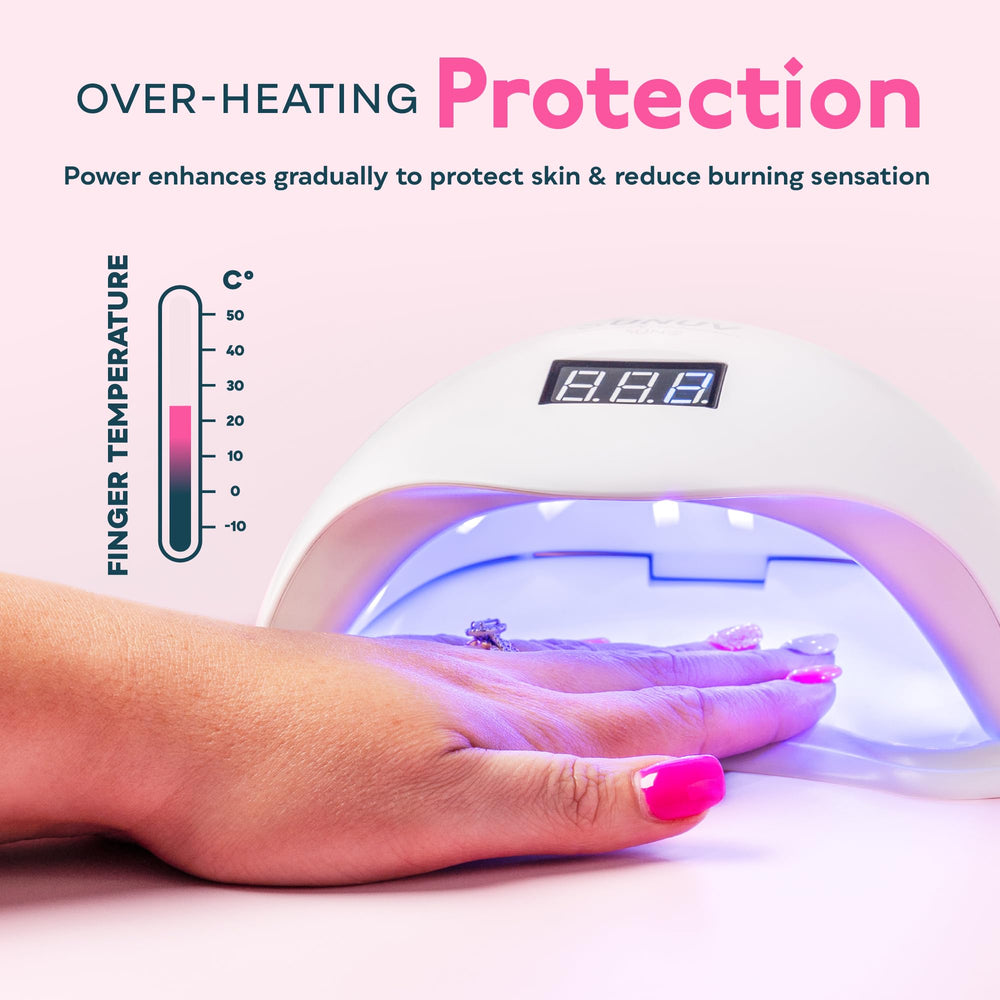 SUNUV Sun5 compatible with multiple gel polish brands for flexible use.