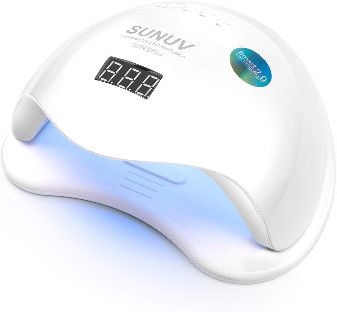SUNUV SUN5Plus front view highlights sleek home-use design for gel nails
