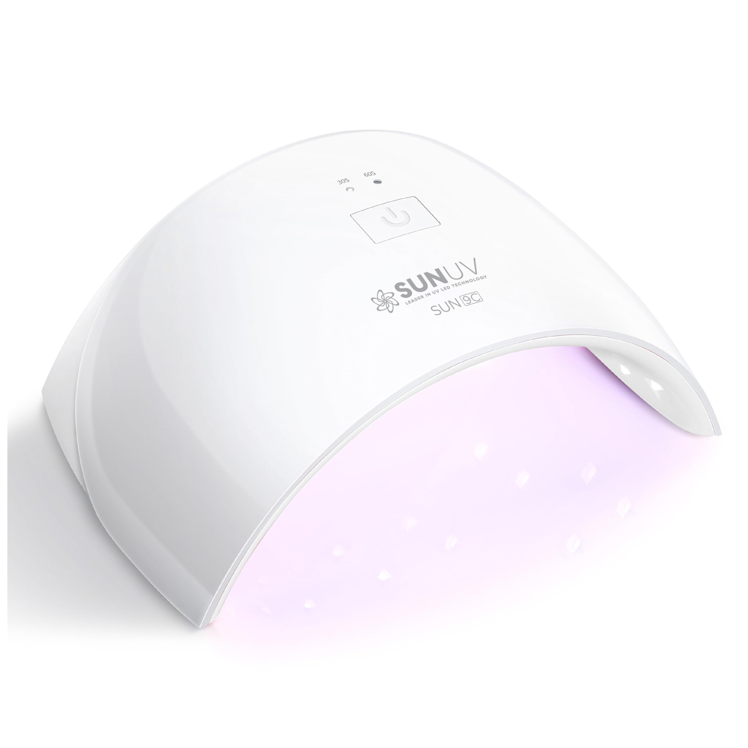 SUNUV SUN9C nail lamp front view for quick home gel curing