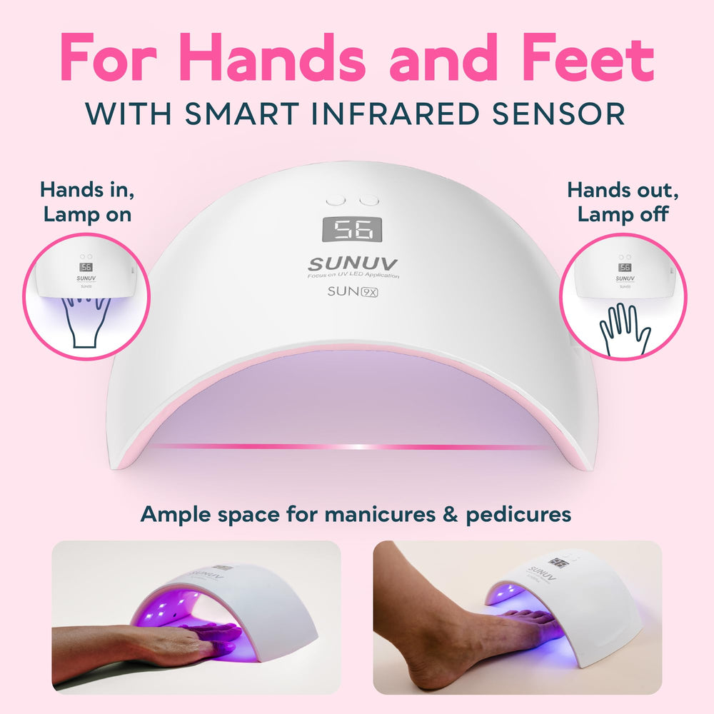Compact design fits home or salon spaces.