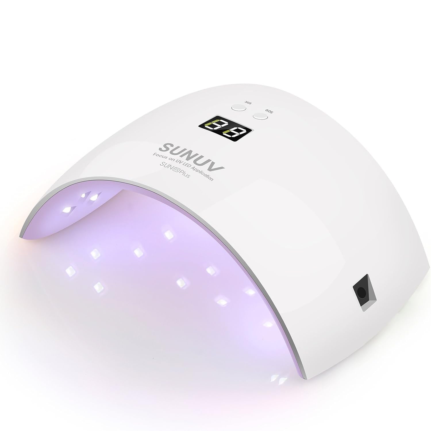 SUNUV SUN9X Plus nail dryer front view for fast, at-home gel curing.