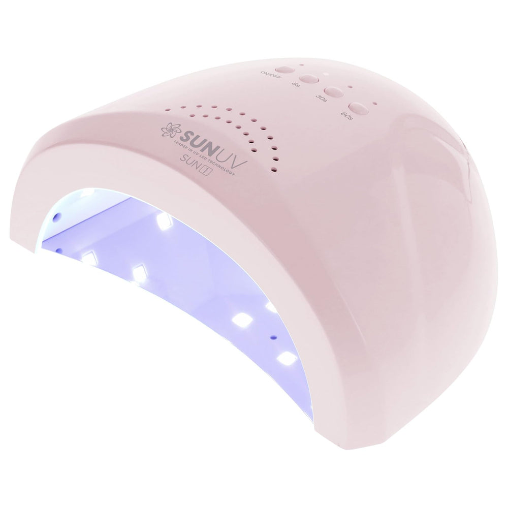 SUNUV SUNone Pink lamp closeup showcases 30-LED power for quicker gel nail curing