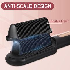SUPBERC negative ionic hair brush with PTC ceramic plate highlights fast heat up