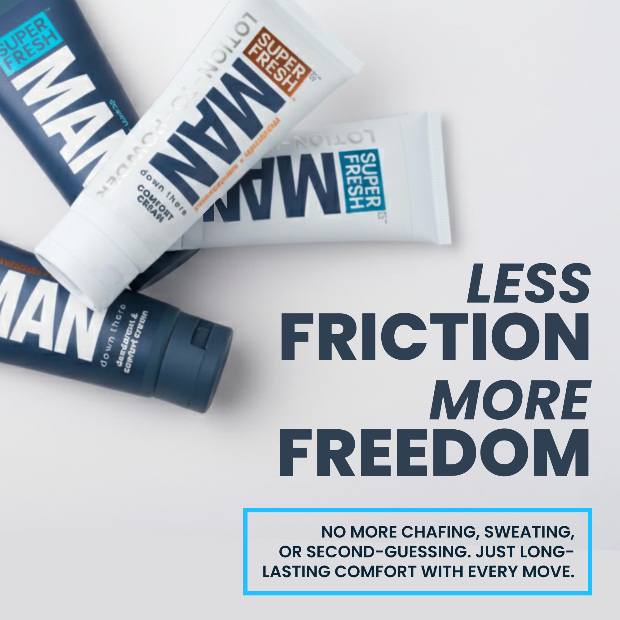 Super Fresh Co. front-view product on surface ready for daily routine.