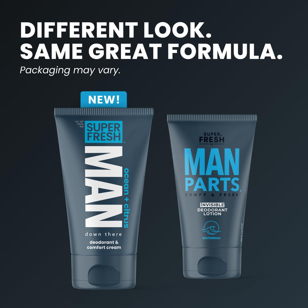 Super & Fresh Co. aluminum-free-hygiene-cream closeup demonstrates quick-drying, non-greasy finish