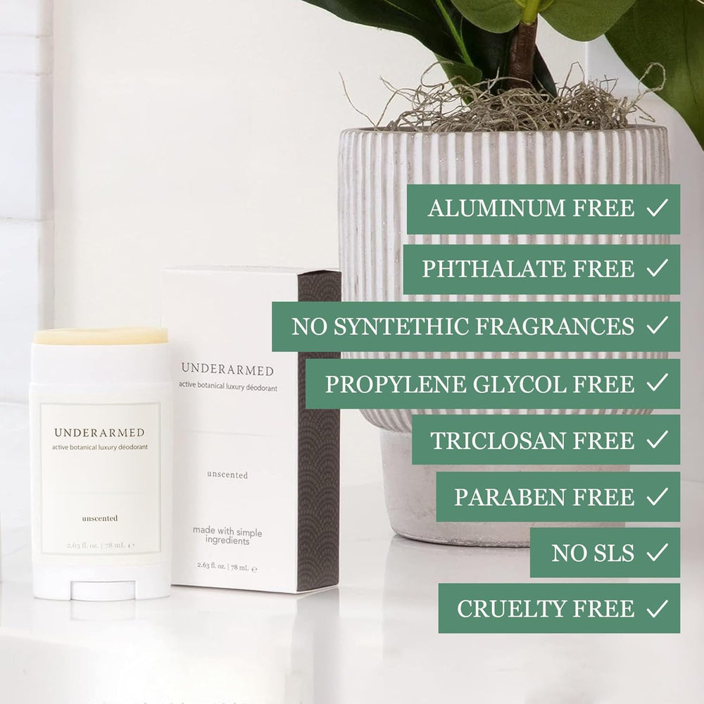 Super Natural Goods Underarmed application shot showcases creamy texture and smooth glide.