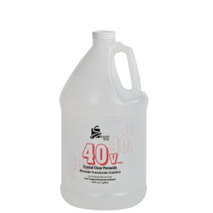 Super Star 40V stabilized peroxide gallon bottle for professional cleaning and whitening tasks.