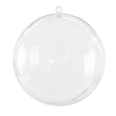 Super Z Outlet bath bomb shell with open top hook for decorating and crafting